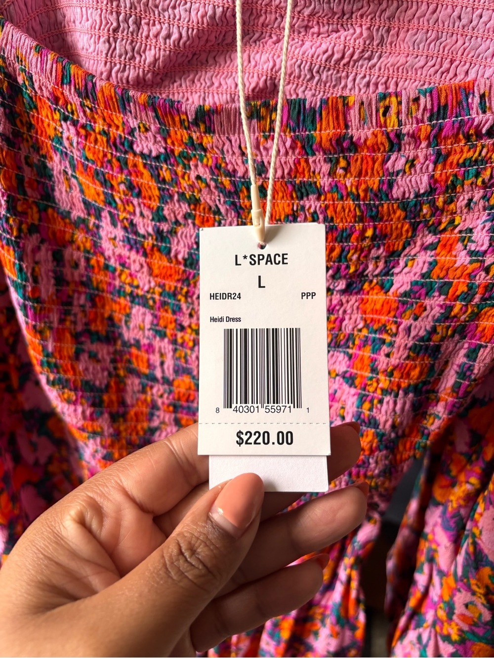 L SPACE| new with tags Heidi dress | size large - Picture 7 of 7
